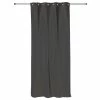 ATMOSPHERA Lot De 2 Rideaux Occultants Gris à œillets 135 X 240 Cm -Auchan Boutique B2CD 1648