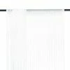 VIDAXL Rideau En Fils 2 Pcs 140 X 250 Cm Blanc