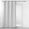 Paris Prix Rideau Ă Ĺ’illets Jacquard Utopia 140x260cm Gris 1 Paris Prix Rideau Ă Ĺ’illets Jacquard Utopia 140x260cm Gris -Auchan Boutique B2CD 1688