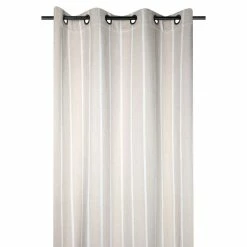 Lovely Casa Rideau à œillets 135x260 Cm St Trop Blanc Coton