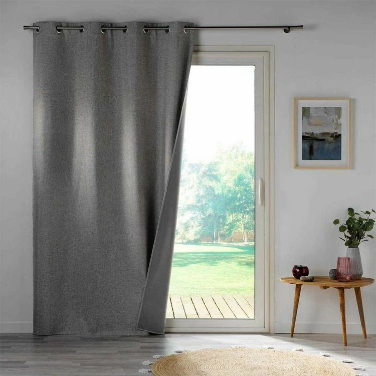 Paris Prix Rideau Occultant Crépuscule 140x260cm Gris 5 Paris Prix Rideau Occultant Crépuscule 140x260cm Gris – Image 3