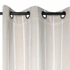Lovely Casa Rideau à œillets 135x260 Cm St Trop Blanc Coton -Auchan Boutique B2CD 1700