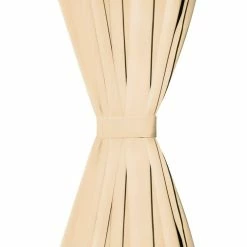 VIDAXL Rideau Occultant Avec Boucles 2 Pcs 140 X 225 Cm Beige -Auchan Boutique B2CD 1714