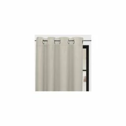 Soleil D'ocre Rideau à Oeillets Pur Coton 135x250 Cm PANAMA écru, Par Soleil D'Ocre