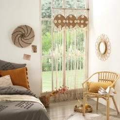 ATMOSPHERA Rideau De Fil En Macramé - 90 X 200 Cm 9 ATMOSPHERA Rideau De Fil En Macramé - 90 X 200 Cm -Auchan Boutique B2CD 1739