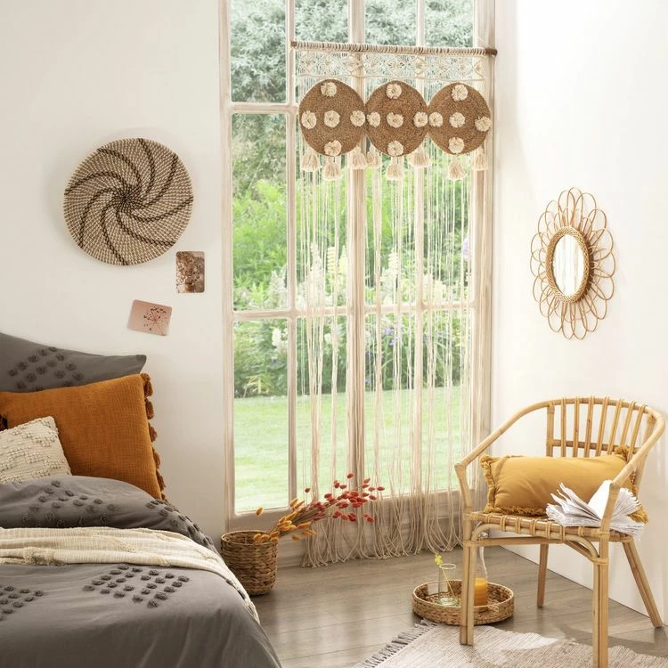 ATMOSPHERA Rideau De Fil En Macramé - 90 X 200 Cm 5 ATMOSPHERA Rideau De Fil En Macramé - 90 X 200 Cm – Image 3