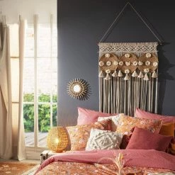 ATMOSPHERA Rideau De Fil En Macramé - 90 X 200 Cm 10 ATMOSPHERA Rideau De Fil En Macramé - 90 X 200 Cm -Auchan Boutique B2CD 1740