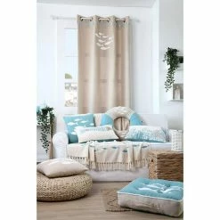 Lovely Casa Rideau à œillets 140x260 Cm Atlantide Naturel Coton 9 Lovely Casa Rideau à œillets 140x260 Cm Atlantide Naturel Coton -Auchan Boutique B2CD 1745