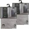 TOILINUX Lot De 2 Rideaux Occultants Elena En Polyester - 140 X 260 Cm - Gris Clair -Auchan Boutique B2CD 1755