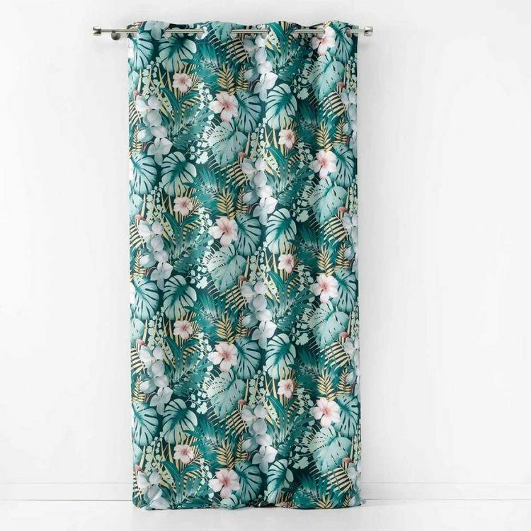 Paris Prix Rideau à Œillets Imprimé Kelly 140x260cm Bleu 3 Paris Prix Rideau à Œillets Imprimé Kelly 140x260cm Bleu