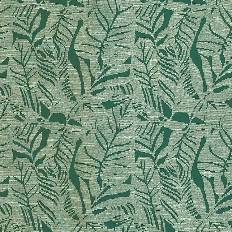 ATMOSPHERA Rideau à œillets Jacquard 140x260 Folha Cèdre 5 ATMOSPHERA Rideau à œillets Jacquard 140x260 Folha Cèdre – Image 3