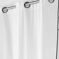 Paris Prix Rideau à Œillets Mistraline 140x240cm Blanc -Auchan Boutique B2CD 1783