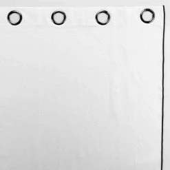 Paris Prix Rideau à Œillets Mistraline 140x240cm Blanc -Auchan Boutique B2CD 1784