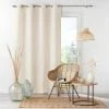 Paris Prix Rideau à Oeillets Absolu 140x260cm Naturel -Auchan Boutique B2CD 1802