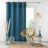 Paris Prix Rideau à Oeillets Absolu 140x260cm Bleu Indigo -Auchan Boutique B2CD 1809