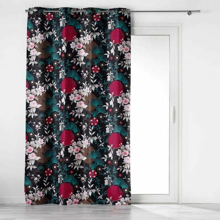 Paris Prix Rideau à Œillets Occultant Yokahama 135x260cm Bleu 3 Paris Prix Rideau à Œillets Occultant Yokahama 135x260cm Bleu