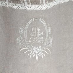 Lovely Casa Rideau à œillets 140x260 Cm Adelaïde Naturel Coton -Auchan Boutique B2CD 1833