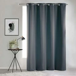 Paris Prix Rideau Occultant Noche 135x240cm Gris Ardoise 11 Paris Prix Rideau Occultant Noche 135x240cm Gris Ardoise -Auchan Boutique B2CD 1848