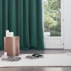 ATMOSPHERA Lot De 2 Rideaux Occultant Orage à Oeillets 135 X 240 Cm -Auchan Boutique B2CD 1882