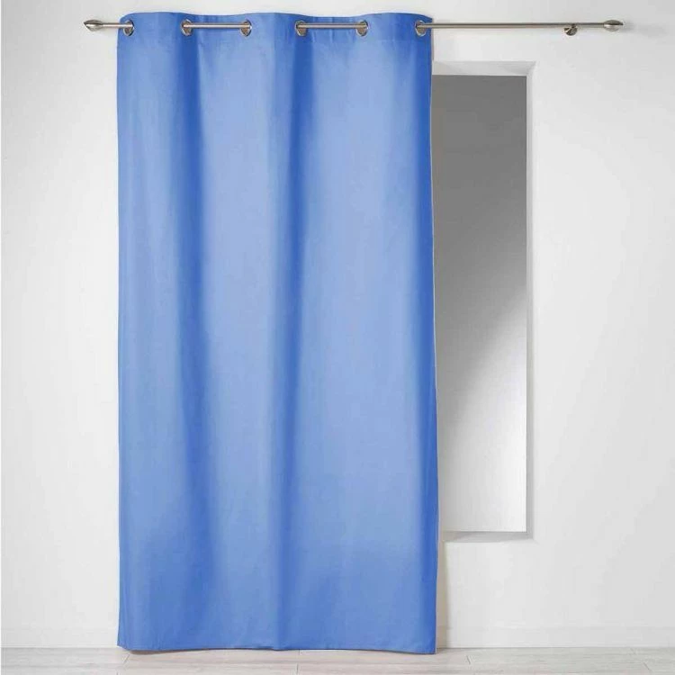 Paris Prix Rideau à Oeillets Panama 140x240cm Bleu Azur 3 Paris Prix Rideau à Oeillets Panama 140x240cm Bleu Azur