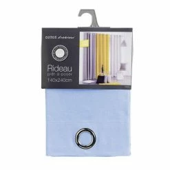 Paris Prix Rideau à Oeillets Panama 140x240cm Bleu Azur 8 Paris Prix Rideau à Oeillets Panama 140x240cm Bleu Azur -Auchan Boutique B2CD 1894