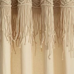 ATMOSPHERA Rideau à œillets 140x260 Macramé Ritual 7 ATMOSPHERA Rideau à œillets 140x260 Macramé Ritual -Auchan Boutique B2CD 1898