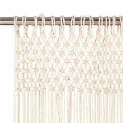VIDAXL Rideau En Macrame 140x240 Cm Coton -Auchan Boutique B2CD 1905