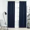 VIDAXL Rideaux Occultants Avec Crochets 2 Pcs Bleu 140x225 Cm -Auchan Boutique B2CD 1927