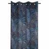 Lovely Casa Rideau à œillets Occultant 140x260 Cm Papua Marine -Auchan Boutique B2CD 1932