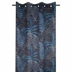 Lovely Casa Rideau à œillets Occultant 140x260 Cm Papua Marine