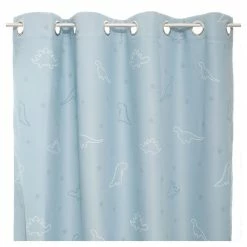 ATMOSPHERA FOR KIDS Rideau Occultant Phosphorescent Motifs étoiles Et Dinosaures