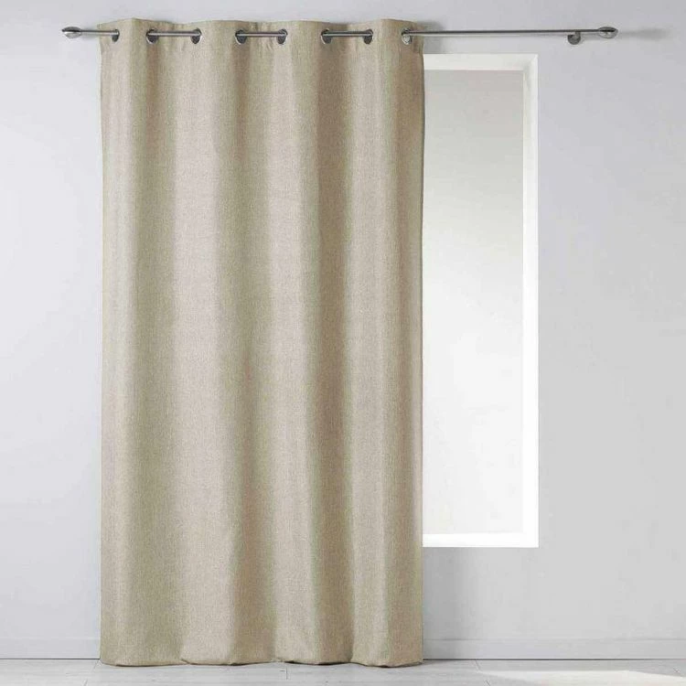 Paris Prix Rideau à Œillets Newton 140x260cm Beige 3 Paris Prix Rideau à Œillets Newton 140x260cm Beige