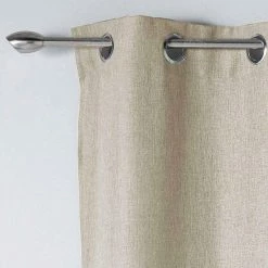 Paris Prix Rideau à Œillets Newton 140x260cm Beige 7 Paris Prix Rideau à Œillets Newton 140x260cm Beige -Auchan Boutique B2CD 1955