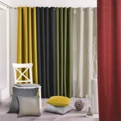 Paris Prix Rideau à Œillets Newton 140x260cm Beige 9 Paris Prix Rideau à Œillets Newton 140x260cm Beige -Auchan Boutique B2CD 1957