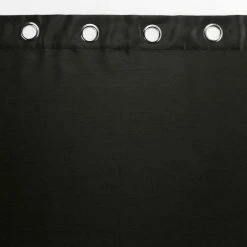 Paris Prix Rideau à Oeillets Shana 140x240cm Noir -Auchan Boutique B2CD 1960