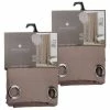 TOILINUX Lot De 2 Rideaux Isolants En Polyester - 140 X 260 Cm - Taupe