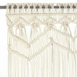 VIDAXL Rideau En Macrame 140x240 Cm Coton 9 VIDAXL Rideau En Macrame 140x240 Cm Coton -Auchan Boutique B2CD 1974