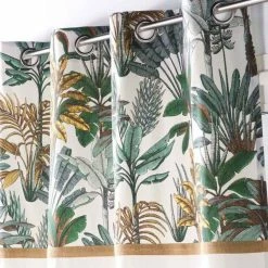 Paris Prix Rideau à Œillets Balinesia 140x240cm Naturel -Auchan Boutique B2CD 1999