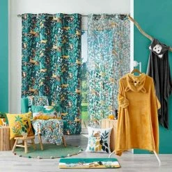 Paris Prix Rideau Enfant Jungle Story 140x280cm Bleu 8 Paris Prix Rideau Enfant Jungle Story 140x280cm Bleu -Auchan Boutique B2CD 200