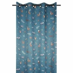 Lovely Casa Rideau à œillets Occultant 135x260 Cm Saturnin