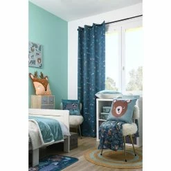 Lovely Casa Rideau à œillets Occultant 135x260 Cm Saturnin -Auchan Boutique B2CD 2005