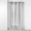 Paris Prix Rideau à Œillets Tissé Sonata 140x240cm Gris -Auchan Boutique B2CD 2032