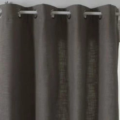 ATMOSPHERA Rideau Clem - 140 X 260 Cm - Gris Foncé