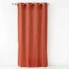 Paris Prix Rideau à Œillets Angelia 135x240cm Terracotta -Auchan Boutique B2CD 2059
