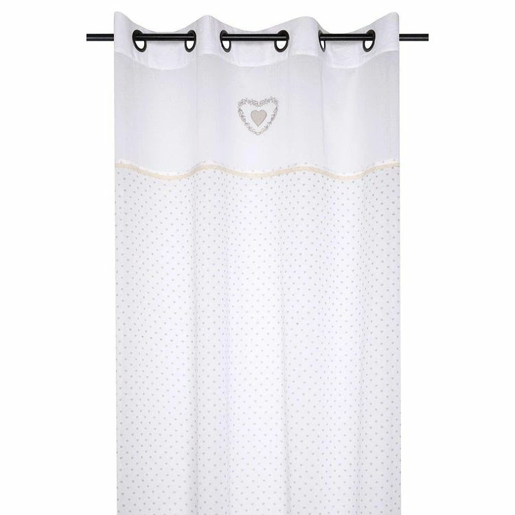 Lovely Casa Voilage à œillets 140x260 Cm Bérénice écru Coton 3 Lovely Casa Voilage à œillets 140x260 Cm Bérénice écru Coton