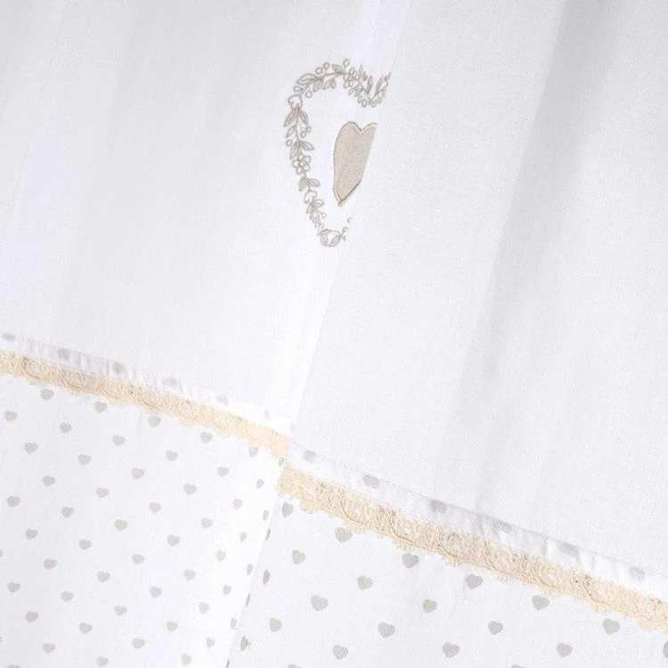 Lovely Casa Voilage à œillets 140x260 Cm Bérénice écru Coton 5 Lovely Casa Voilage à œillets 140x260 Cm Bérénice écru Coton – Image 3