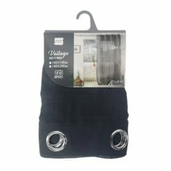 Paris Prix Rideau Voilage à Œillets Zazy 140x280cm Anthracite 10 Paris Prix Rideau Voilage à Œillets Zazy 140x280cm Anthracite -Auchan Boutique B2CD 2105