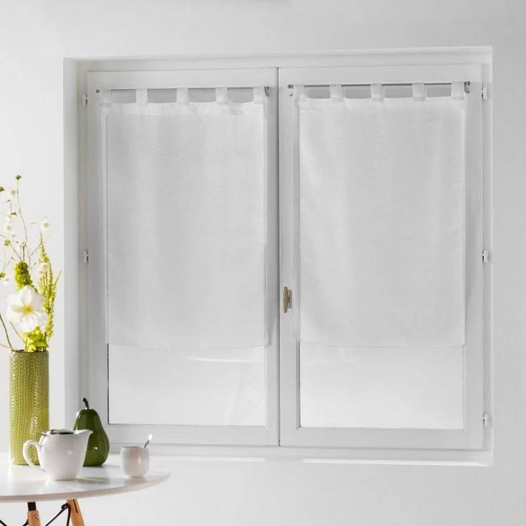 Paris Prix Paire De Voilages Dandy 60x120cm Blanc 3 Paris Prix Paire De Voilages Dandy 60x120cm Blanc