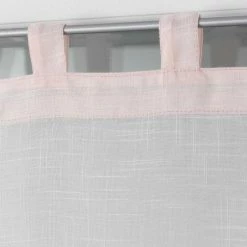 Paris Prix Paire De Voilages Zazy 60x90cm Rose 7 Paris Prix Paire De Voilages Zazy 60x90cm Rose -Auchan Boutique B2CD 2116