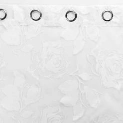 Paris Prix Rideau Voilage à Œillets Florinella 140x240cm Blanc 10 Paris Prix Rideau Voilage à Œillets Florinella 140x240cm Blanc -Auchan Boutique B2CD 2121